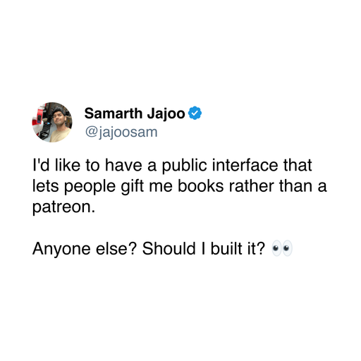 Read.gift shared on Twitter